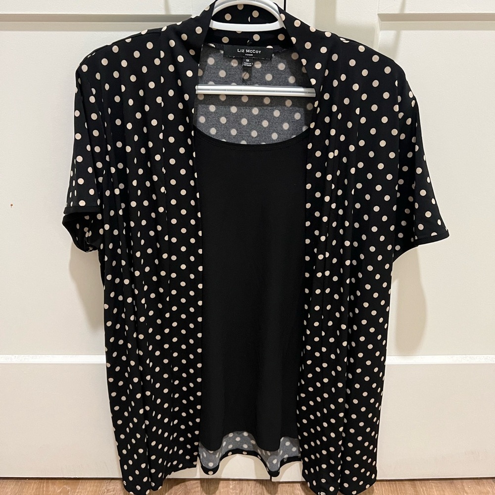Liz McCoy woman’s blouse size 1X